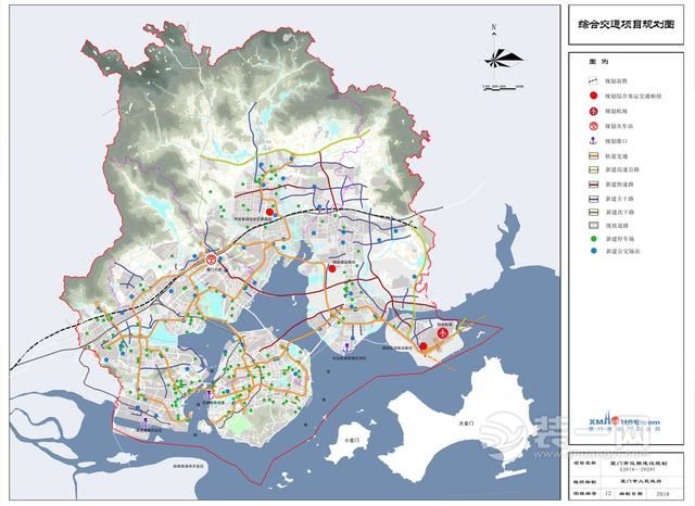 厦门近期建设规划公布 把集美新城等6大区作为重点